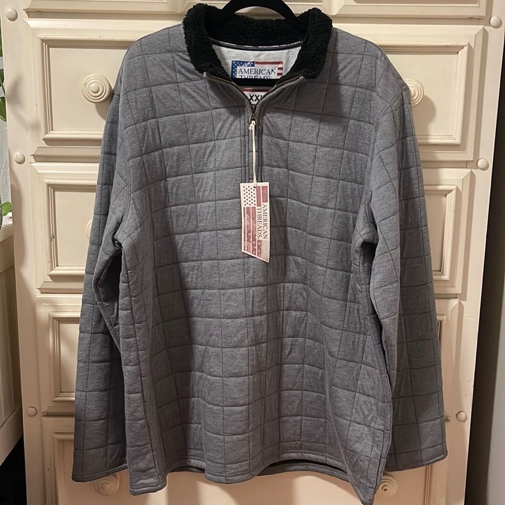 𝅺NWT Men’s American Threads Sweater Jacket.